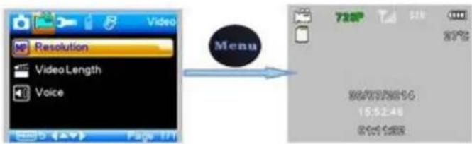 BRAUN BLACK300phone - Video Menu - 4