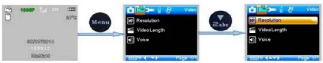 BRAUN BLACK300phone - Menu vidéo - 1