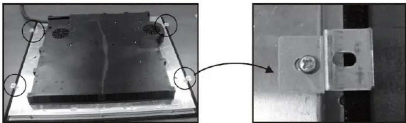 HOOVER HIES644DC - Adjusting the bracket position - 1