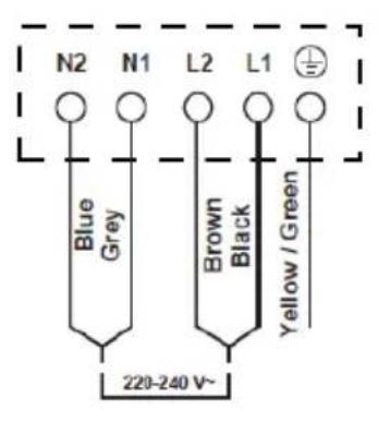 HOOVER HIES644DC - Collegare il piano alla corrente elerica - 3