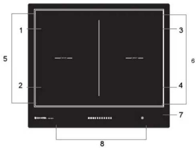 HOOVER HIES644DC - Vista dall'alto - 1