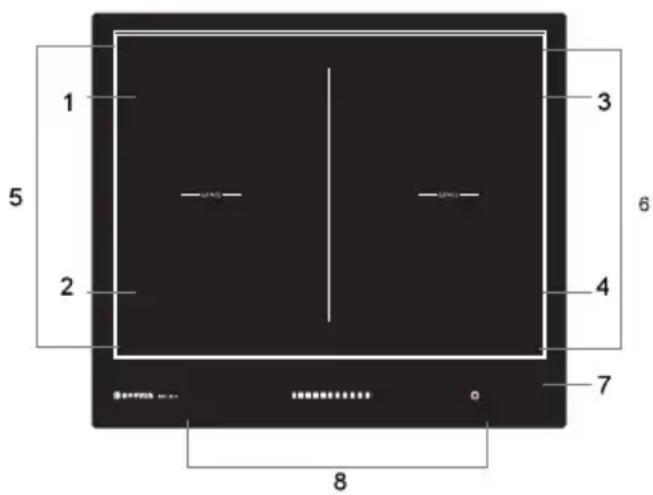 HOOVER HIES644DC - Pogled od zgoraj - 1