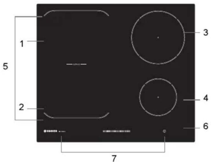 HOOVER HIES644DC - Top View - 2