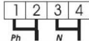 HOOVER HVEF742 - Connection to the terminals on the terminal block - 1