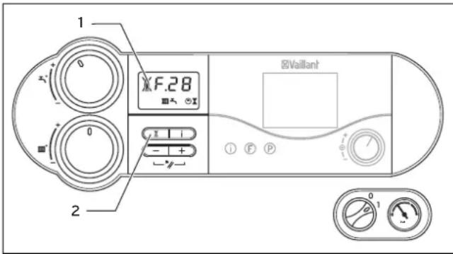 VAILLANT EcoCOMPACT VSC FR 2462C 170 - Storingen bij het ontbrandingsproces - 1