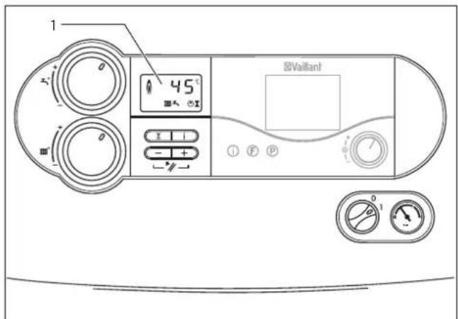 VAILLANT EcoCOMPACT VSC FR 2462C 170 - Overzicht van de bedieningselementen - 4