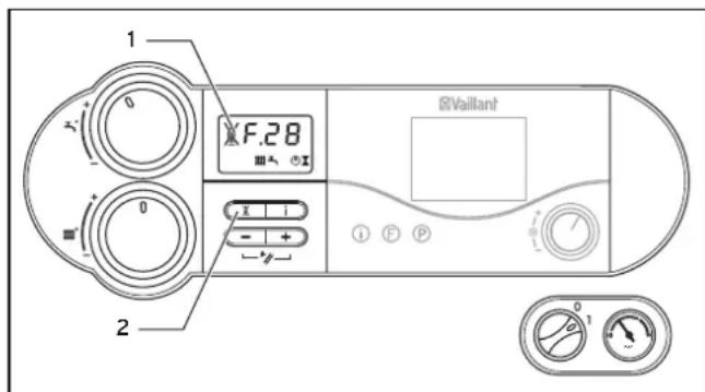 VAILLANT EcoCOMPACT VSC FR 2462C 170 - Störungen beim Zündvorgang - 1