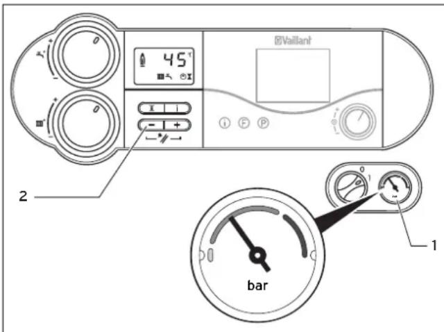 VAILLANT EcoCOMPACT VSC FR 2462C 170 - Risque d'endommagement causé par un replissage incorrect! - 1