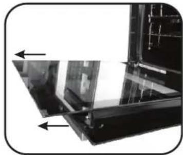 HOOVER HOAP65VX - REMOVAL AND CLEANING OF THE GLASS DOOR - 2