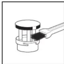 HAMILTON BEACH 80382 - To Remove Bean Hopper Container and Grinding Wheel (not dishwasher-safe) - 1