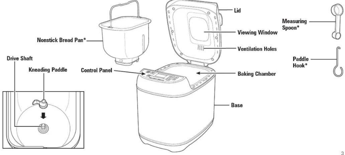 HAMILTON BEACH 29887 - Parts and Features - 1