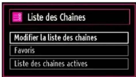 WINDSOR WDVX22LED12 - Gestion des chaînes : Listes des chaînes - 1