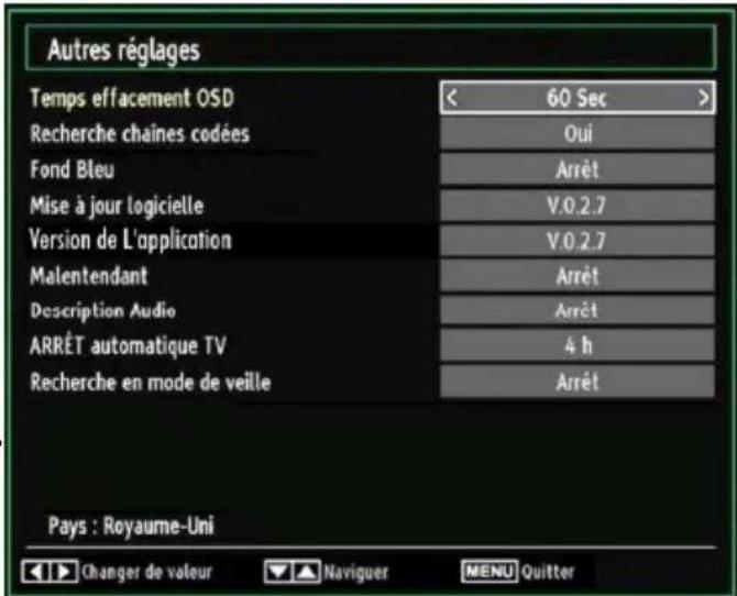 WINDSOR WDVX22LED12 - Configuration des autres réglages - 1