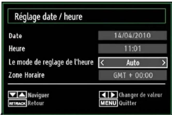 WINDSOR WDVX22LED12 - Configurer le réglage Date/Heure - 1