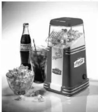 Nostalgia CocaCola 8Cup Hot Air Popcorn Maker - COMMENT FAIRE FONCTIONNER - 2