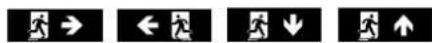 Esylux SLX 32 LEDi High Cover 3h - Pictogramas incluidos - 1