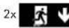 Esylux SLX 14 LEDi Flat 3h - SLX 24 / 32 LEDi High Cover... bevat: - 3