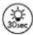 Esylux SLX 14 LEDi Flat 3h - Funciones del contacto de prueba y del mando a distancia: - 2