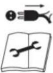 Eurom Electric Weedburner 2in1 - Symbol Explanation - 8