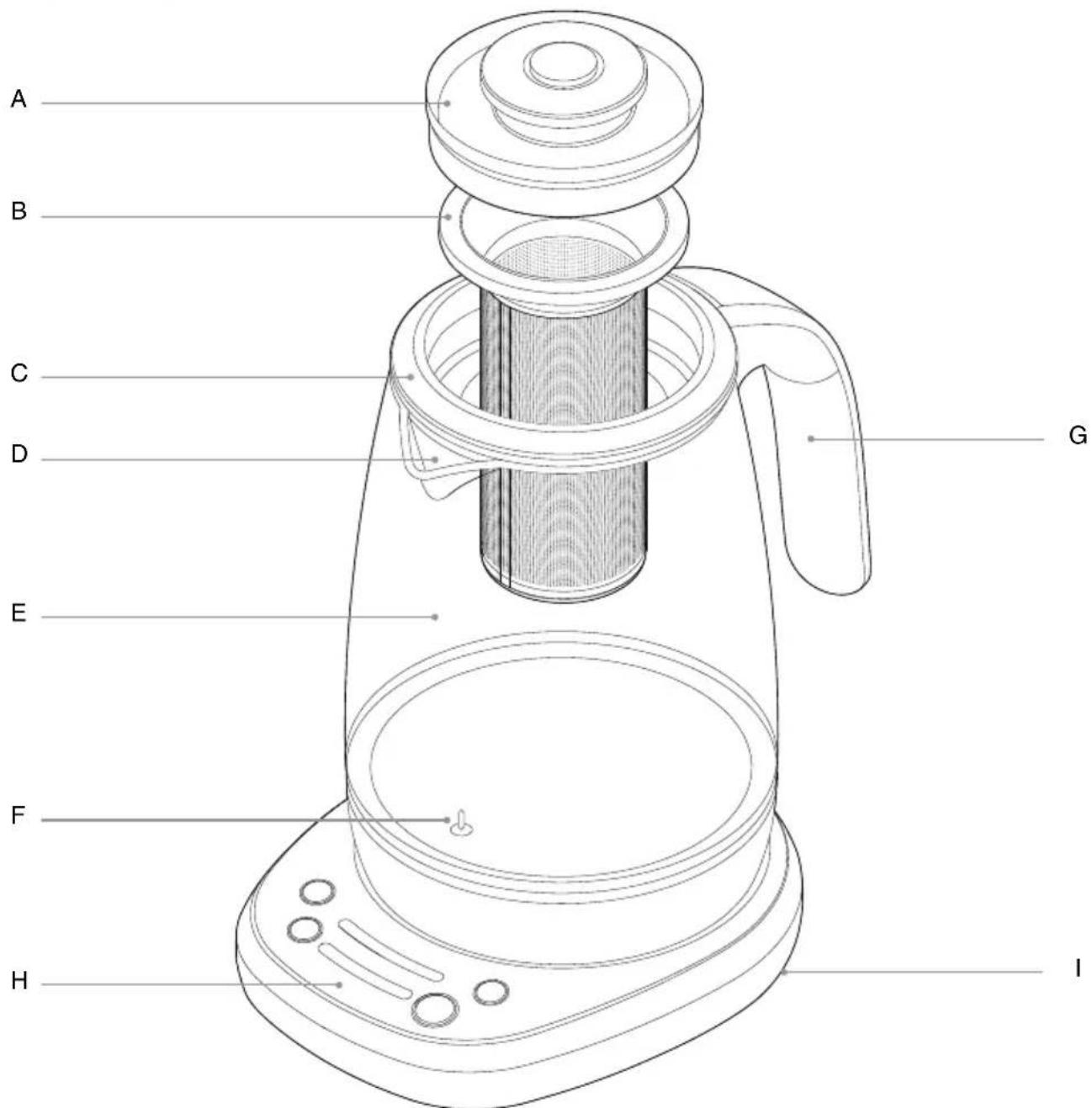 SAGE Smart Tea Infuser STM600 - K componenten - 1