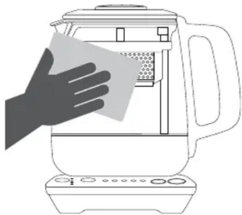SAGE Tea Maker Compact BTM700 - CLEANING THE GLASS JUG - 1