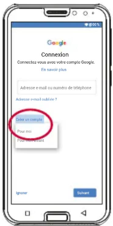 EMPORIA Smart.3 Mini - > Configurer un compte Google - 1