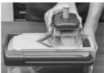 GENIUS Nicer Dicer Fusion - Gebruik van de Handy Hopper - 3