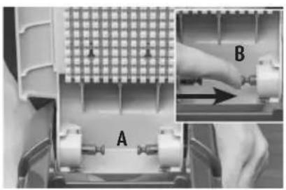 GENIUS Nicer Dicer Fusion - Tip: Use the automatic opening mechanism of the cutting lid to make cutting easier. - 1