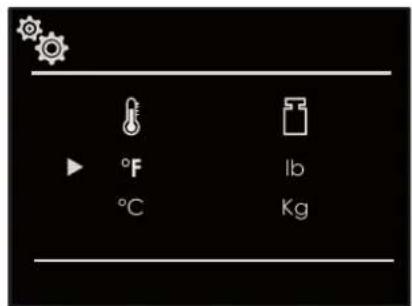 HOOVER HMG450B - Temperatura e Peso - 1