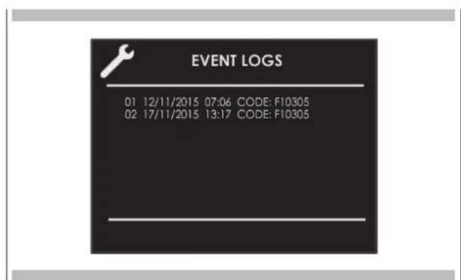 HOOVER HMG450B - Registrar de eventos - 1