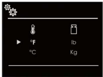 HOOVER HMG450B - Temperatura e peso - 1