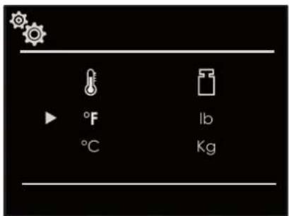 HOOVER HMG450B - Temperatuur en Gewicht - 1