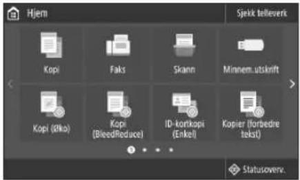 CANON iSENSYS MF449X - Konfigurere faksinnstillinger - 1