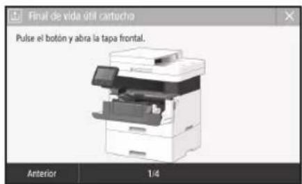 CANON iSENSYS MF449X - Sustituir el cartucho de tóner - 1
