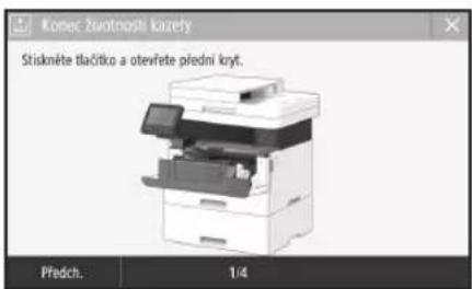 CANON iSENSYS MF449X - Výměna tonerové kazety - 1