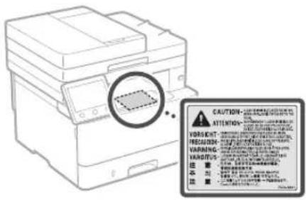 CANON iSENSYS MF449X - AUPOZORNENIE - 1