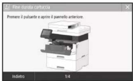 CANON iSENSYS MF449X - Sostituzione della cartuccia toner - 1