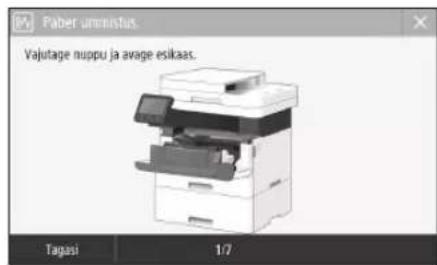 CANON iSENSYS MF449X - Seade ei hakka tööle Esineb paberiummistus - 3