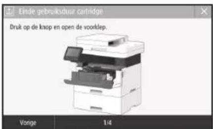 CANON iSENSYS MF449X - De tonercartridge vervangen - 1