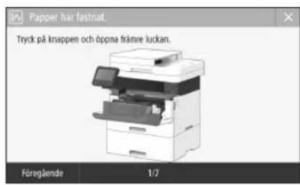CANON iSENSYS MF449X - Enheten verkar inte fungera Papper har fastnat - 3