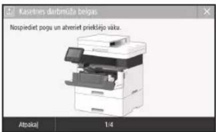 CANON iSENSYS MF449X - Tonera kasetnes nomaiņa - 1