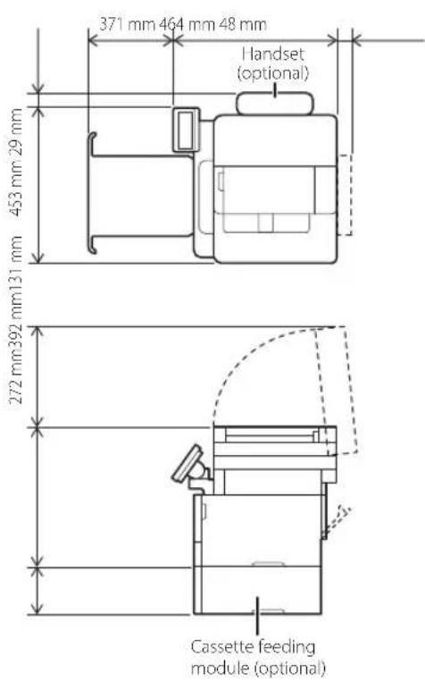 CANON iSENSYS MF449X - Installation requirements - 1