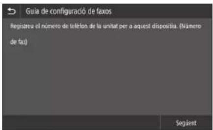 CANON iSENSYS MF449X - Abans d'iniciar la configuració - 2