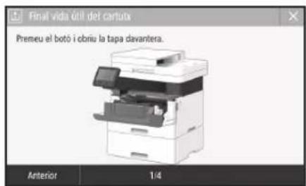 CANON iSENSYS MF449X - Canviar el cartutx de tòner - 1