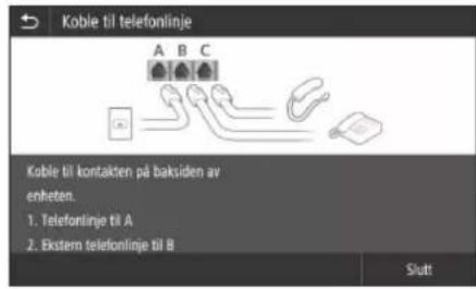 CANON iSENSYS MF449X - Konfigurere faksinnstillinger - 4