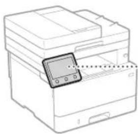 CANON iSENSYS MF449X - Uruchamianie funkcji z panelu sterującego - 1