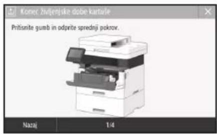 CANON iSENSYS MF449X - Zamenjava kartuše s tonerjem - 1