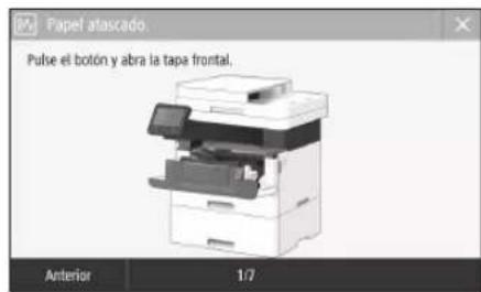 CANON iSENSYS MF449X - El equipo no parece funcionar Se ha quedado papel atascado - 3