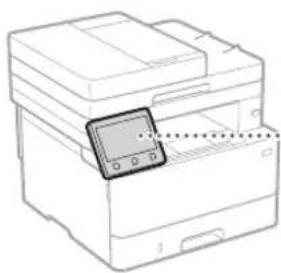 CANON iSENSYS MF449X - Toimingu alustamine juhtpaneelilt - 1