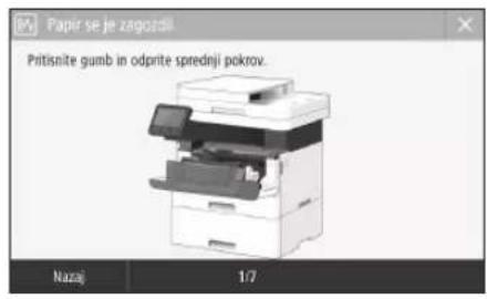 CANON iSENSYS MF449X - Naprava ne deluje Prišlo je do zastojev papirja - 3